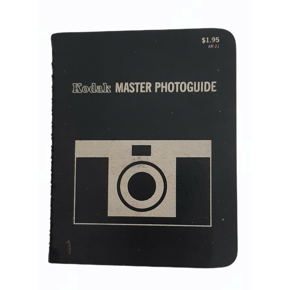 Vtg Kodak 1968 Master PhotoGuide depth focal exposure dials First Printing